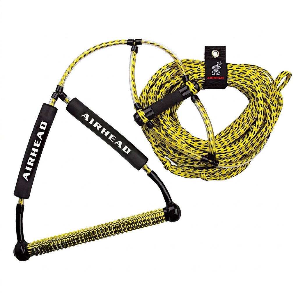 Airhead Trick Handle Wakeboard Rope Phat Grip 4 Sections 75 Feet - WEBVIBES