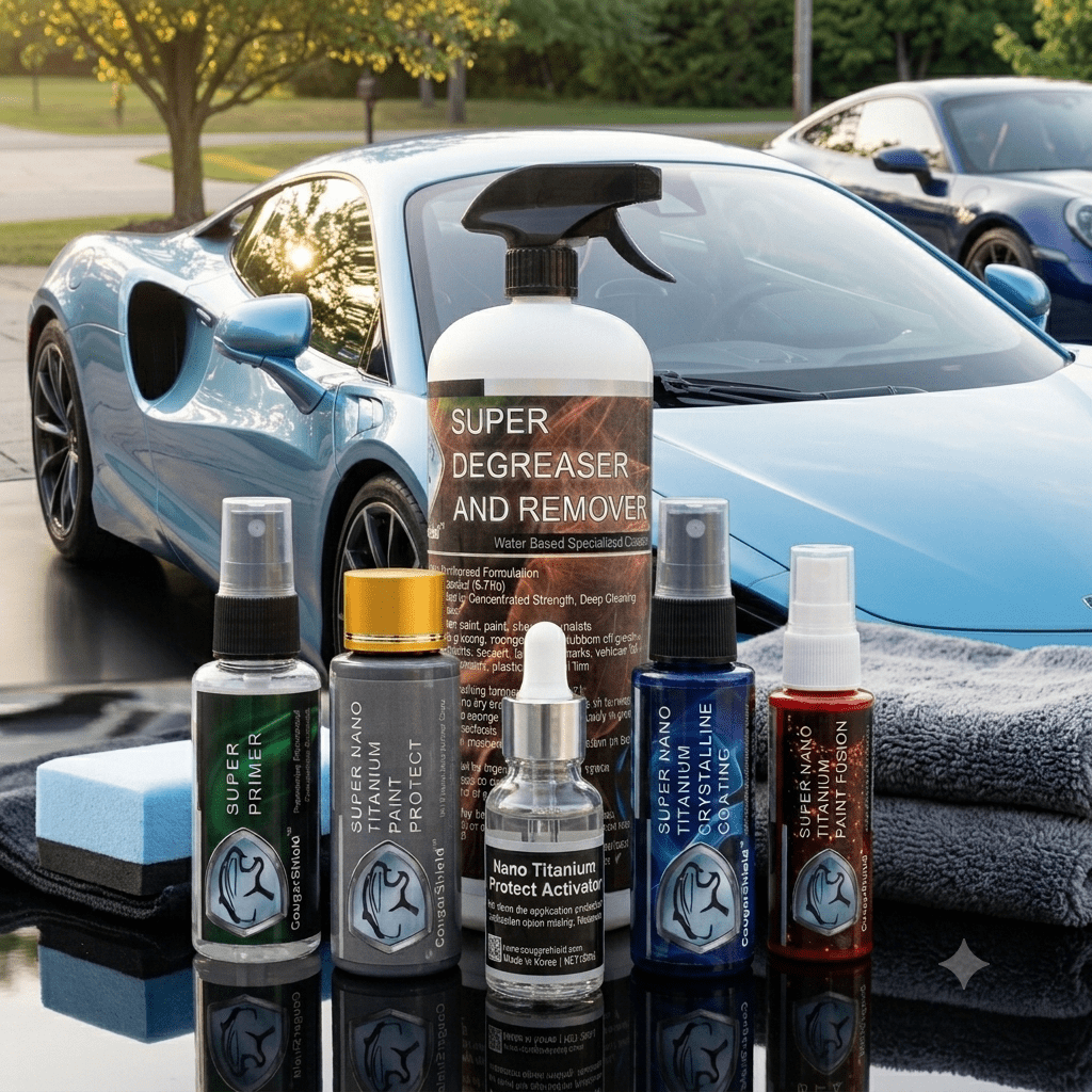 CougarShield Nano Titanium Paint Protect 5 Kits - WEBVIBES