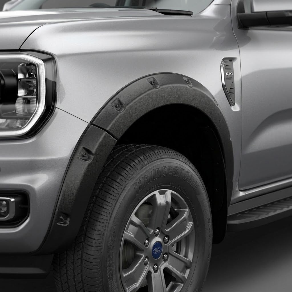 Ford Ranger Fender Flares - Bolt On Look Pick Ups with Rear Box Step (Base/XL/XLT) - WEBVIBES