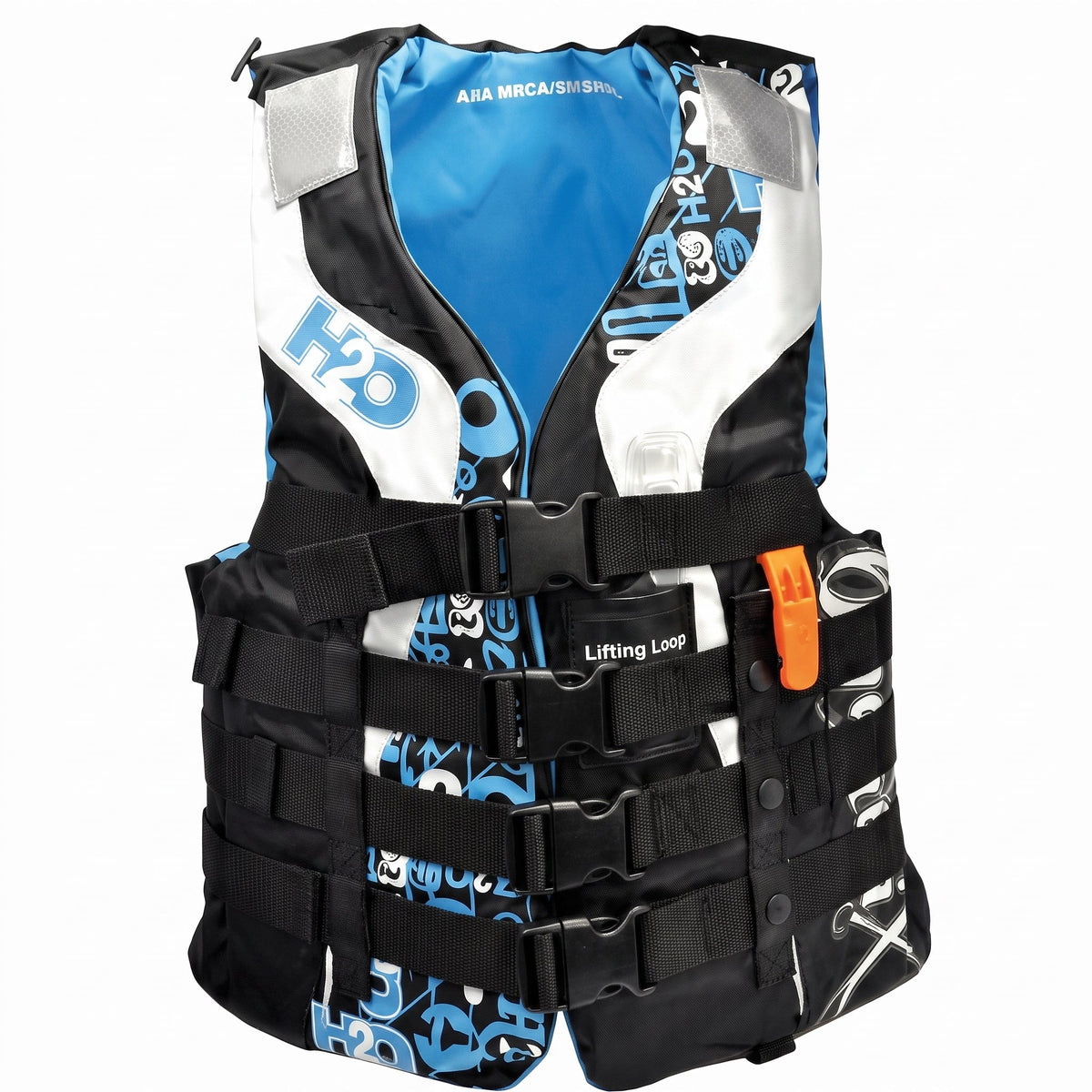 H2O Dynamix Nylon Life Jacket Blue - WEBVIBES