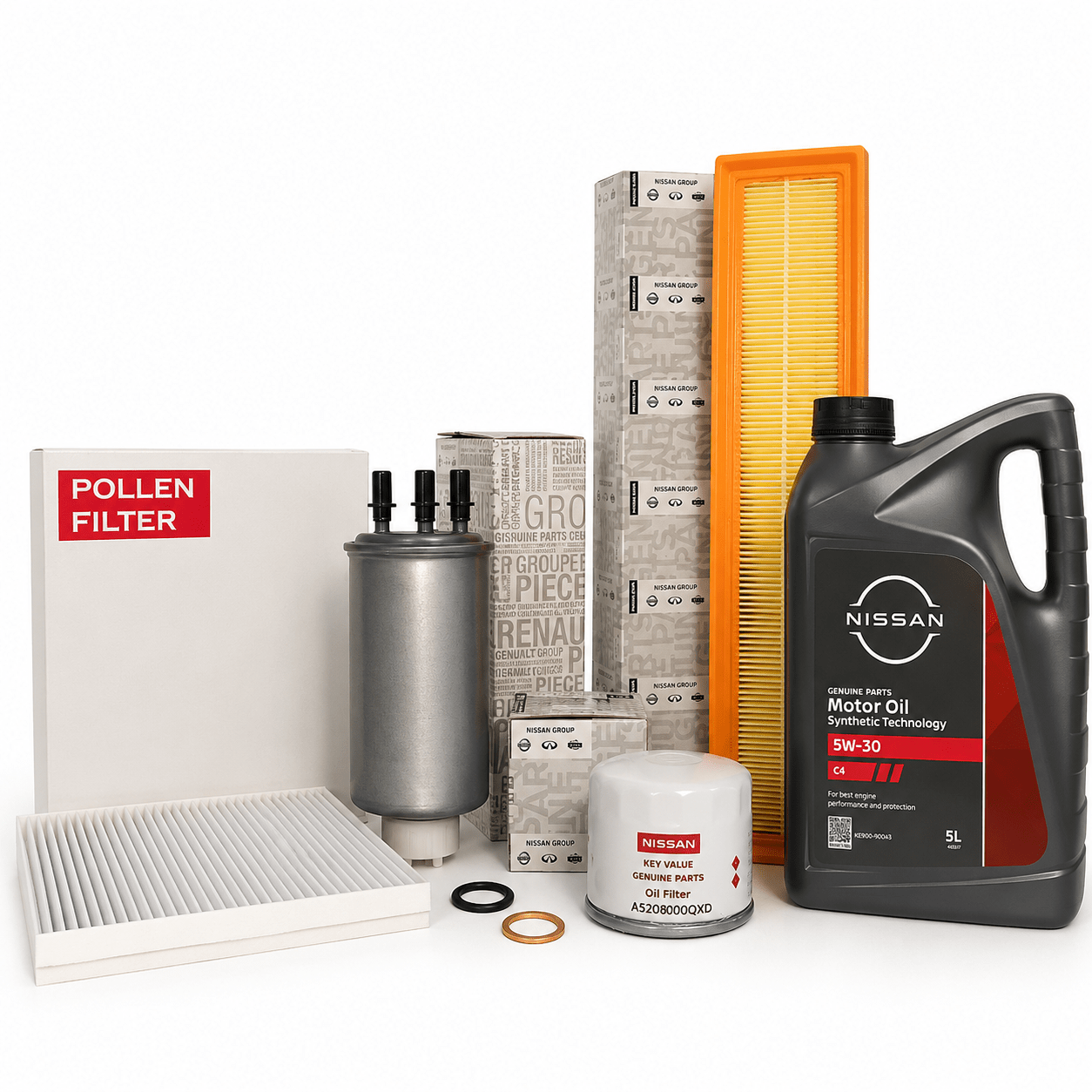 Nissan NP200 1.5 DCI Service Kit + Oil - WEBVIBES
