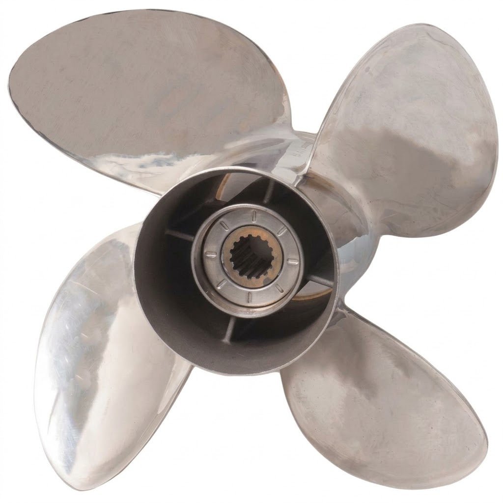 Stainless Steel Propeller Yamaha 13 X 19 4Blades - WEBVIBES