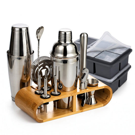 14-Piece Cocktail Bar Tool Set - WEBVIBES