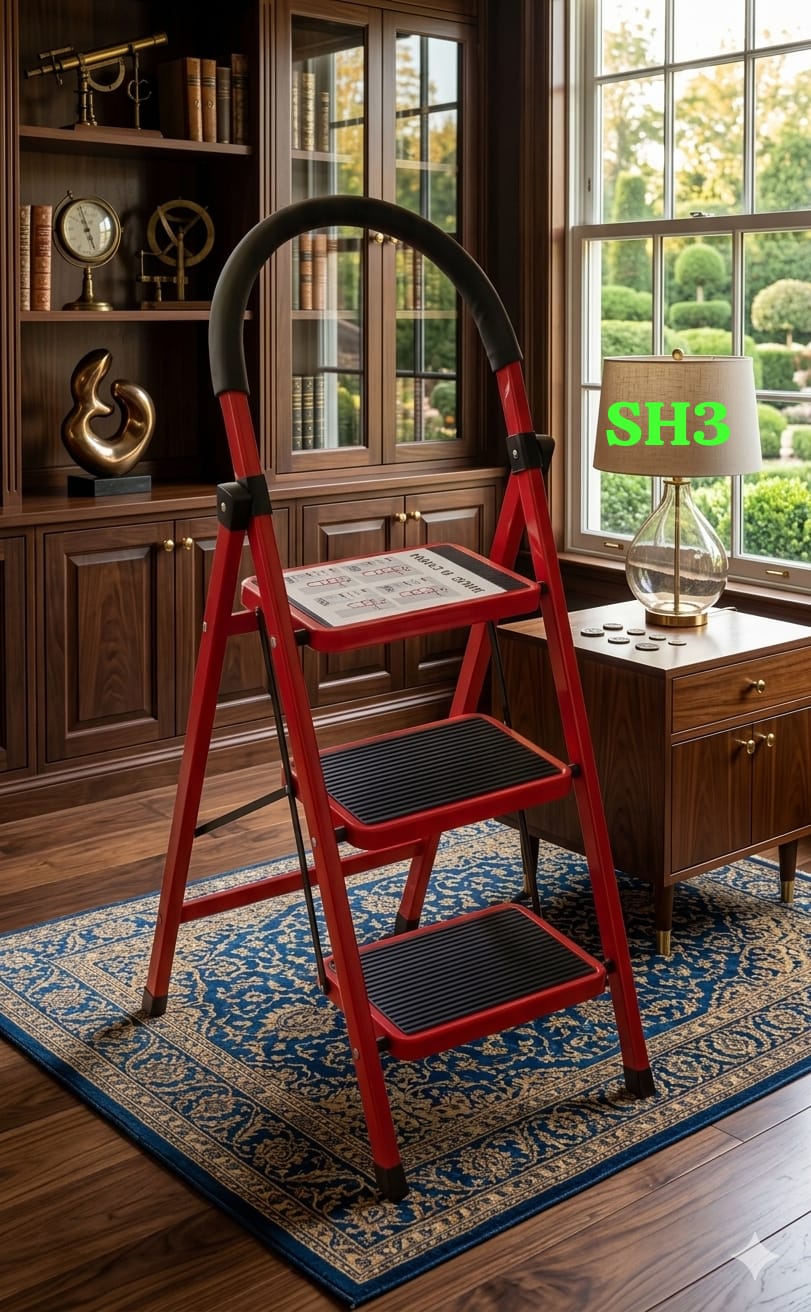 3 Step Foldable Ladder - WEBVIBES