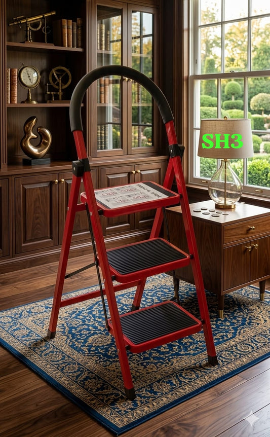 3 Step Foldable Ladder - WEBVIBES