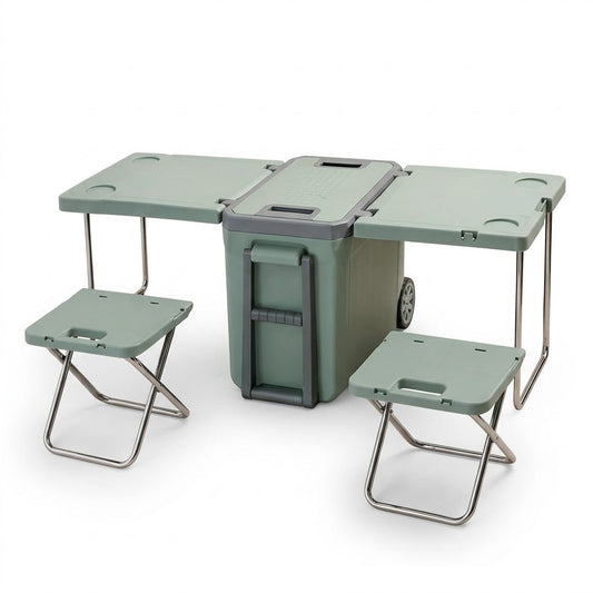 32L Multi-Functional Rolling Cooler Station - WEBVIBES