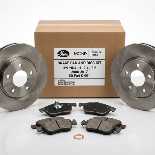 Hyundai H1 2.4 + 2.5 BRAKE PAD AND DISC KIT