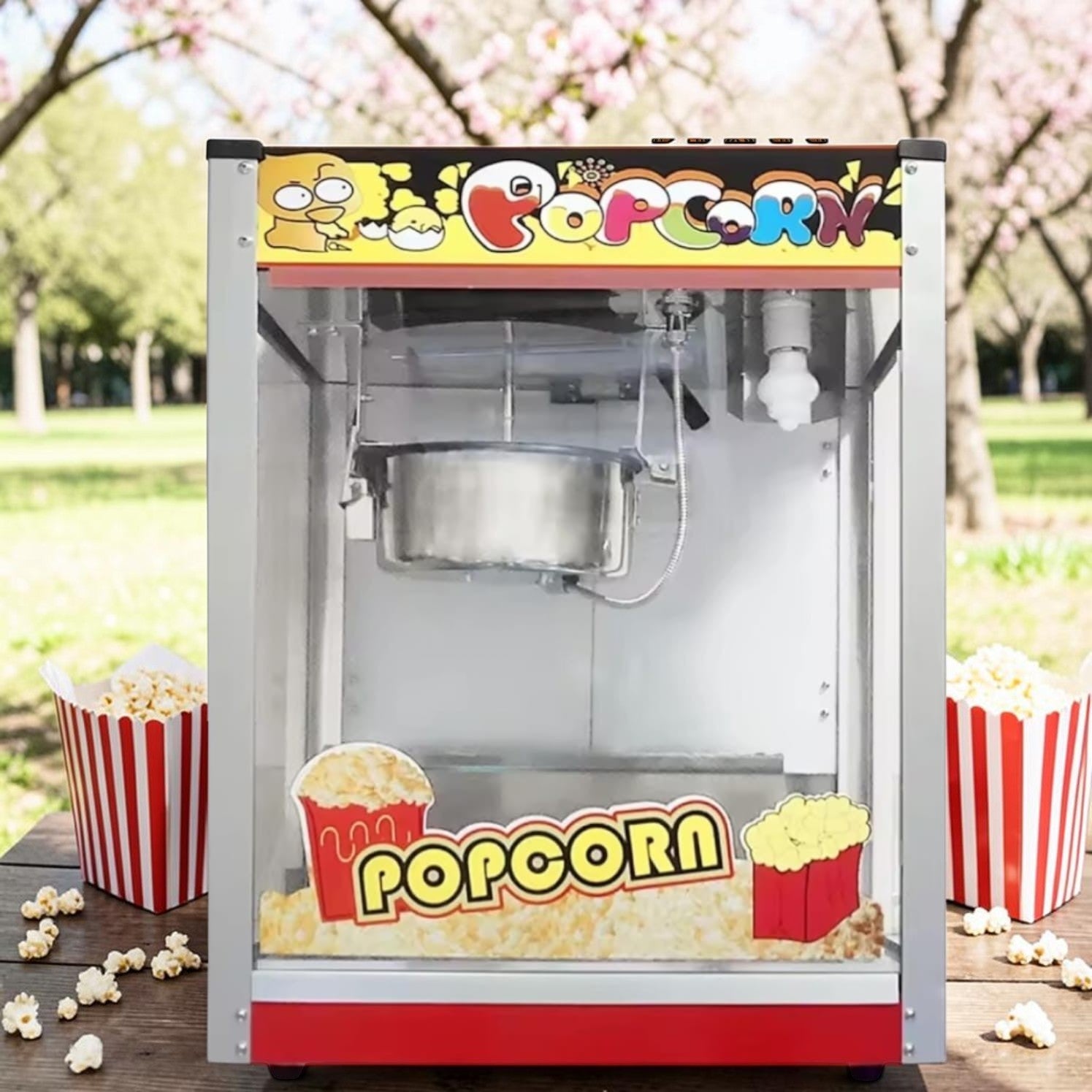 Commercial Popcorn Machine - WEBVIBES