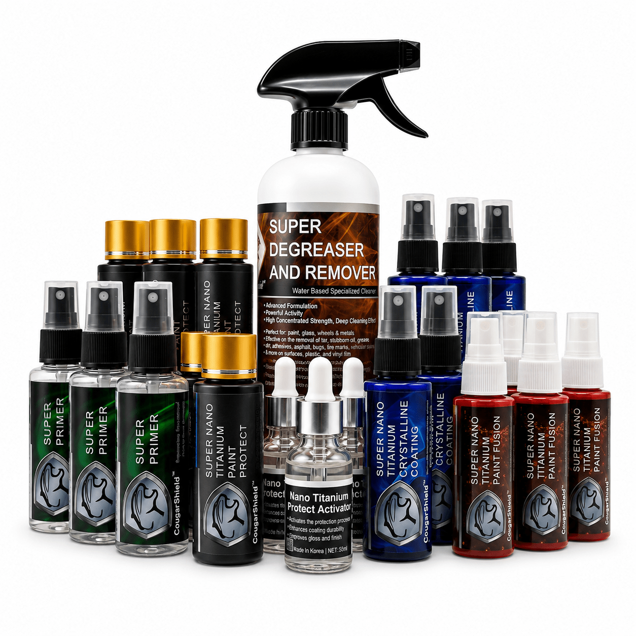 CougarShield Nano Titanium Paint Protect 5 Kits - WEBVIBES