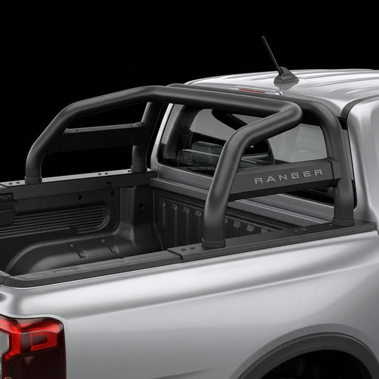 Ford Ranger Black Stainless Polygon Sports Bar (All Double Cab Variants) - WEBVIBES