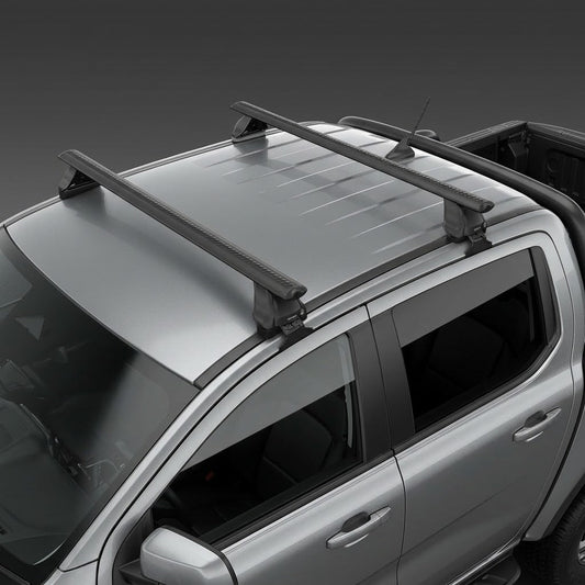 Ford Ranger Carry Bars - for Cabin Less Roof Rails - Overhang Style Double Cab - WEBVIBES