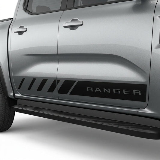 Ford Ranger Decals Speed Stripes - Side Body Double Cab (All Double Cab Variants) - WEBVIBES