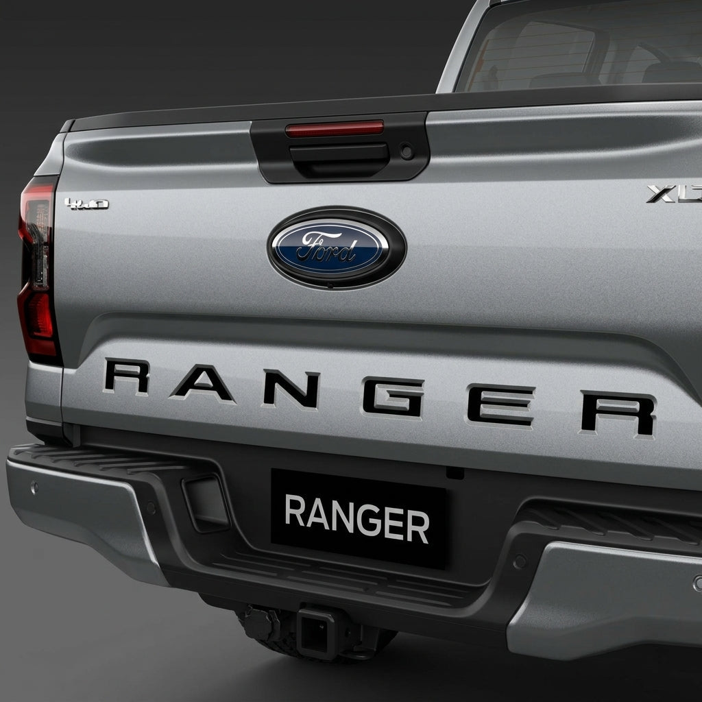 Ford Ranger Decals Tailgate Lettering - Black (All Variants) - WEBVIBES
