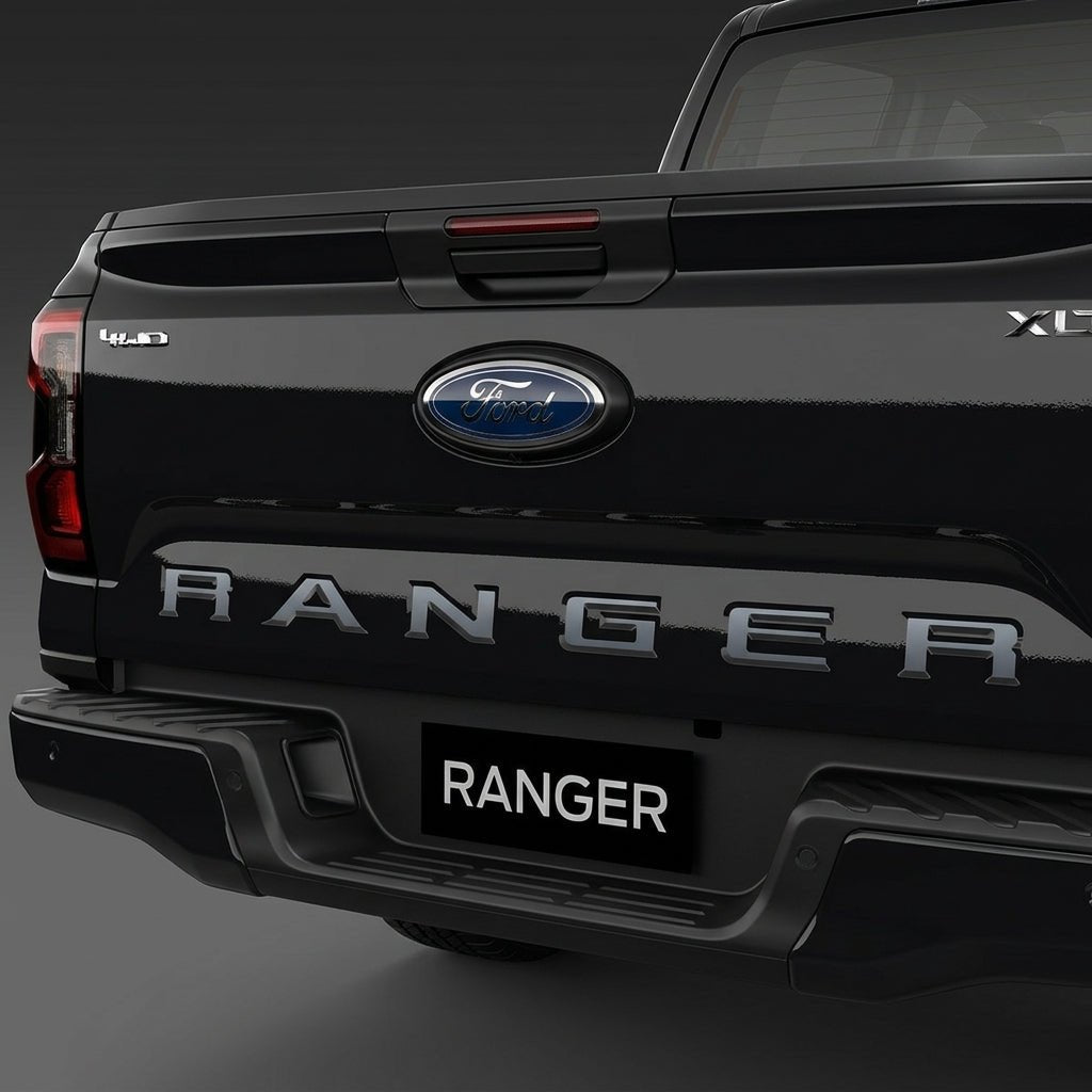 Ford Ranger Decals Tailgate Lettering - Silver (All Variants) - WEBVIBES