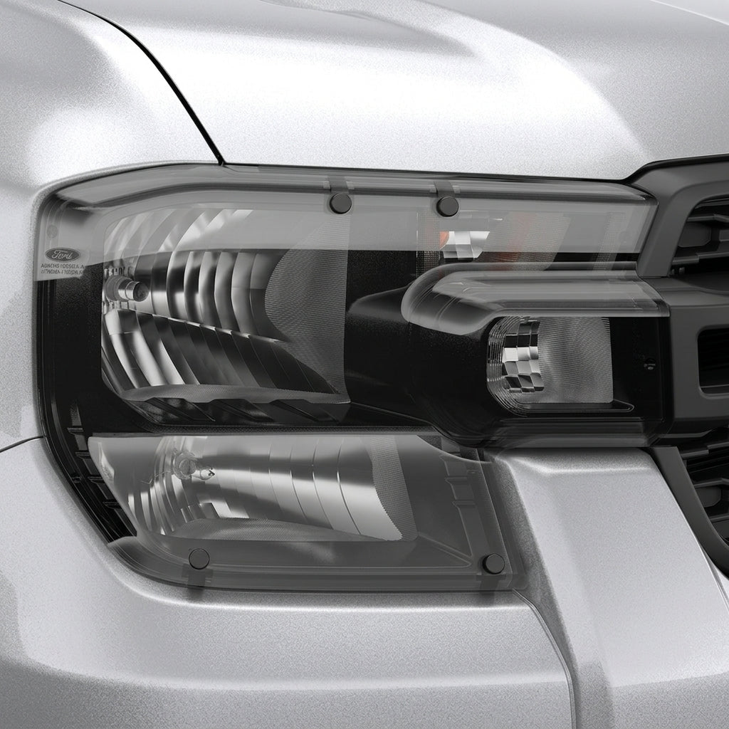 Ford Ranger Headlamp Protectors - for Halogen Headlamps (All Variants With Halogen Headlamps) - WEBVIBES