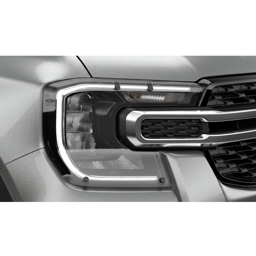 Ford Ranger Headlamp Protectors- For LED Headlamp - WEBVIBES
