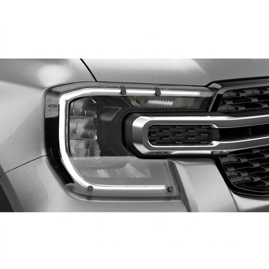 Ford Ranger Headlamp Protectors- For LED Headlamp - WEBVIBES