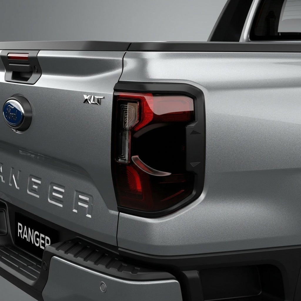 Ford Ranger Lamp Surrounds - Tail Lamp - Matte Black (All Variants) - WEBVIBES