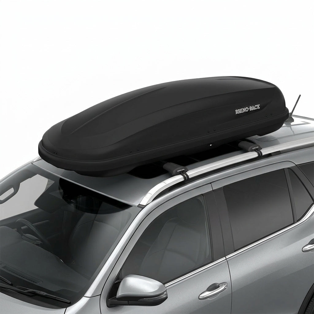 Ford Ranger Roof Cargo Box 410L - Carry Bars Accessory - WEBVIBES