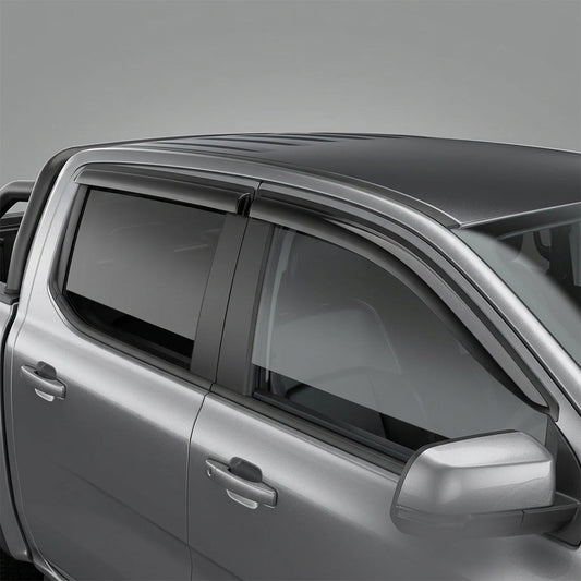 Ford Ranger Weathershields - Slimline Front & Rear (All Double Cab Variants) - WEBVIBES