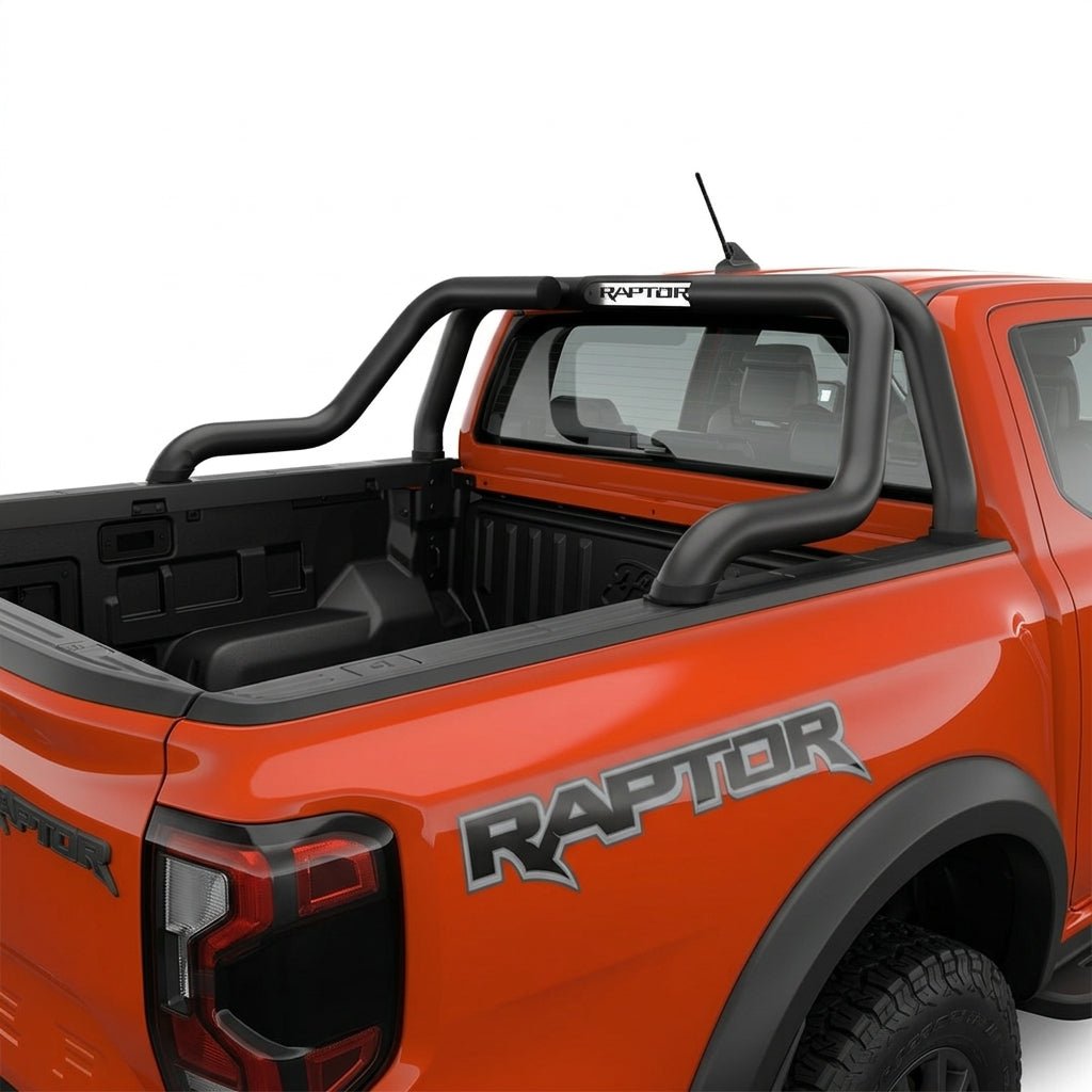 Ford Raptor Sweep Back Sports Bar - Black - WEBVIBES
