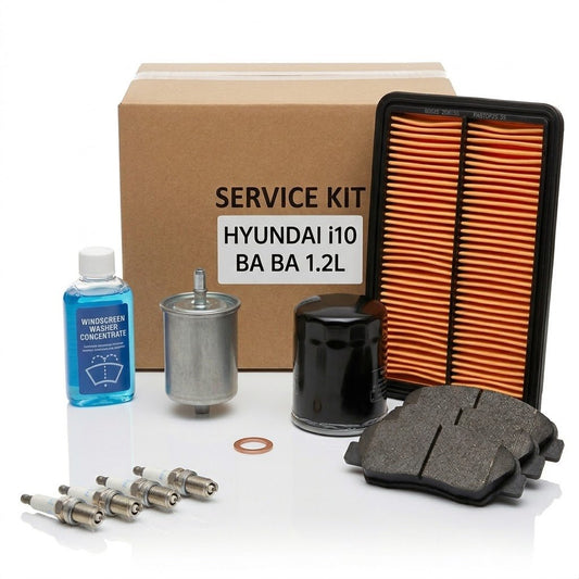 Hyundai i10 BA 1.2 Major Service and Brake Pad Kit - WEBVIBES