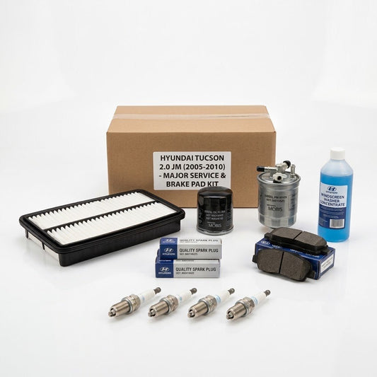 Hyundai Tucson 2.0 JM 2005-2010 Major Service and Brake Pad Kit - WEBVIBES