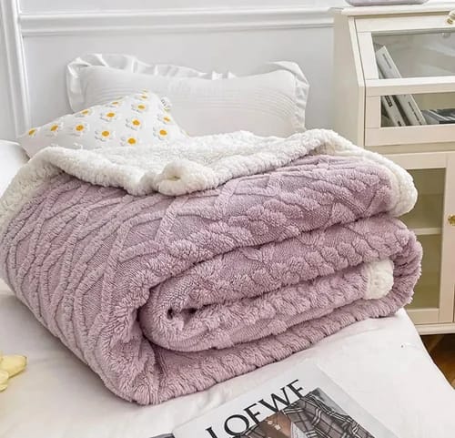 Fluffy throw