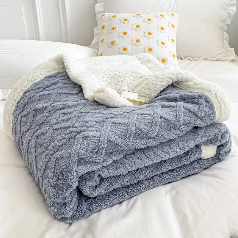 Fluffy throw