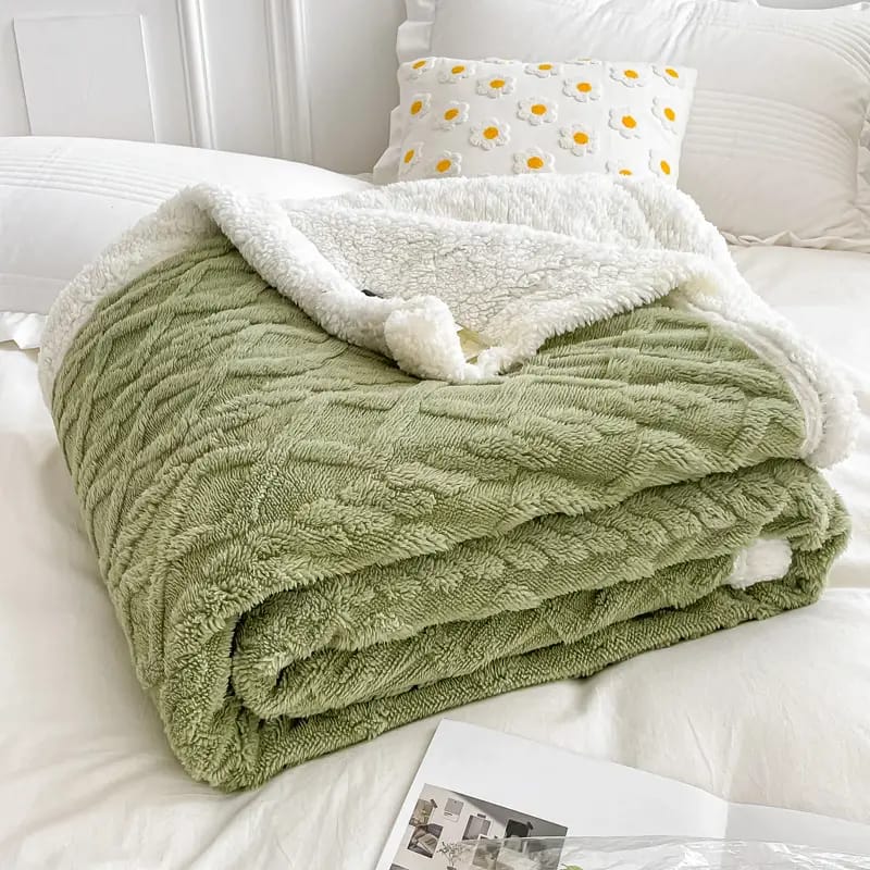 Fluffy throw