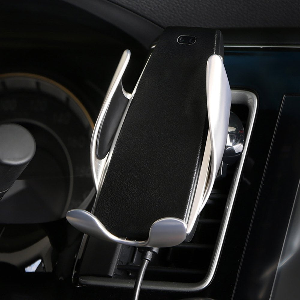 Infrared Sensor Automatic Clamp Wireless Car Charger - WEBVIBES
