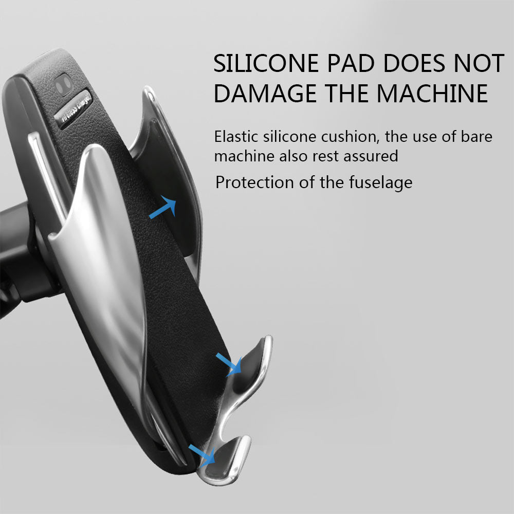 Infrared Sensor Automatic Clamp Wireless Car Charger - WEBVIBES