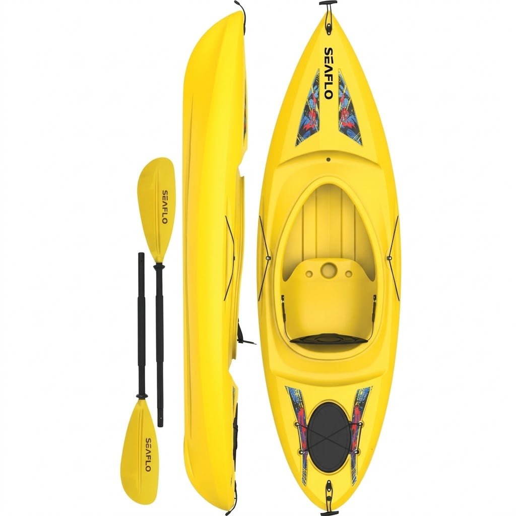 KAYAK SIT-IN ADULT 100KG OARS INCLUDED - WEBVIBES