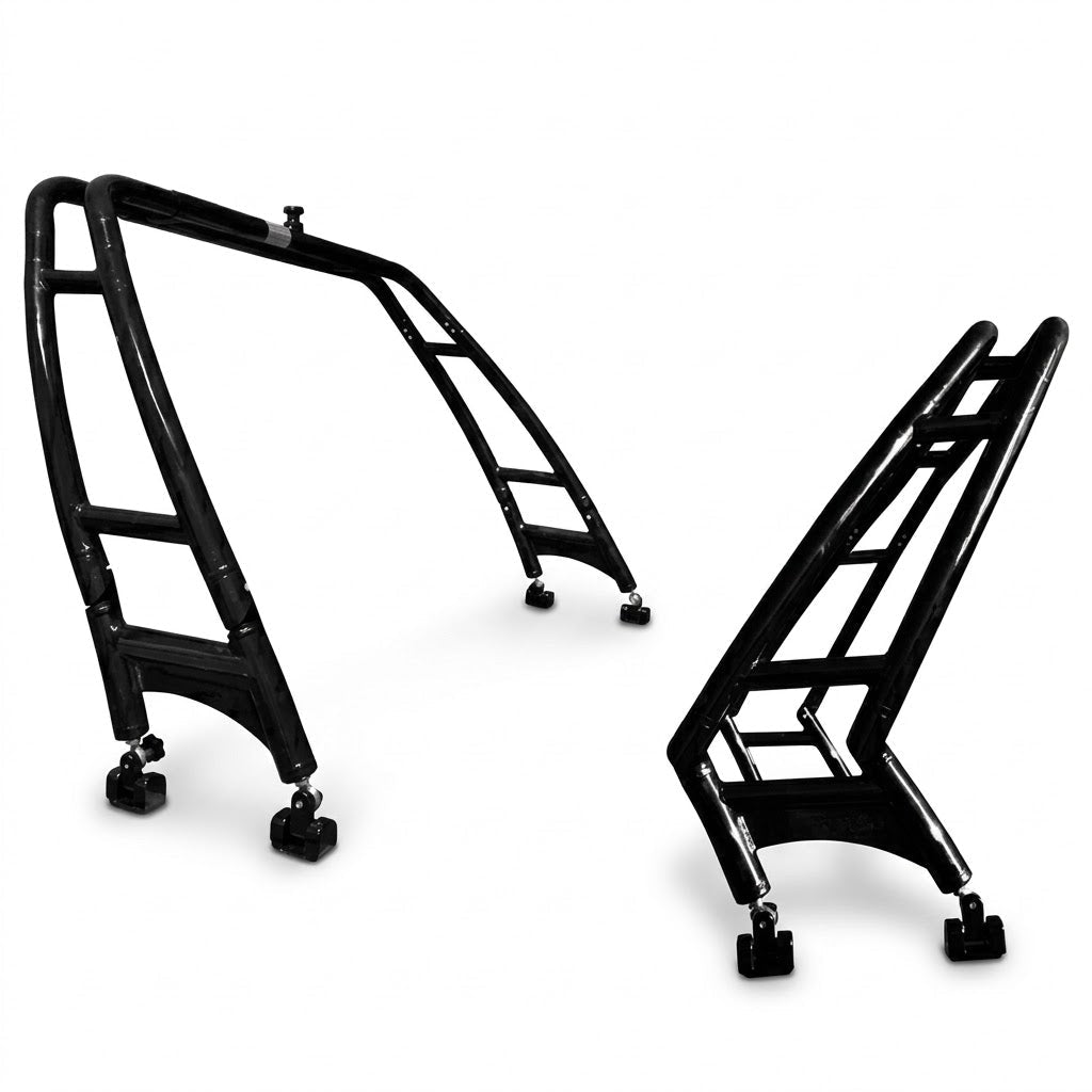 Launch X 4-way installation Boat Tower Black - WEBVIBES