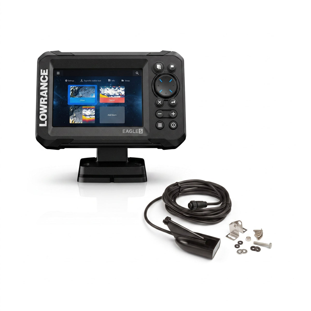 Lowrance Eagle 5 Chartplotter Fishfinder with HDI 83/200 Transducer - WEBVIBES