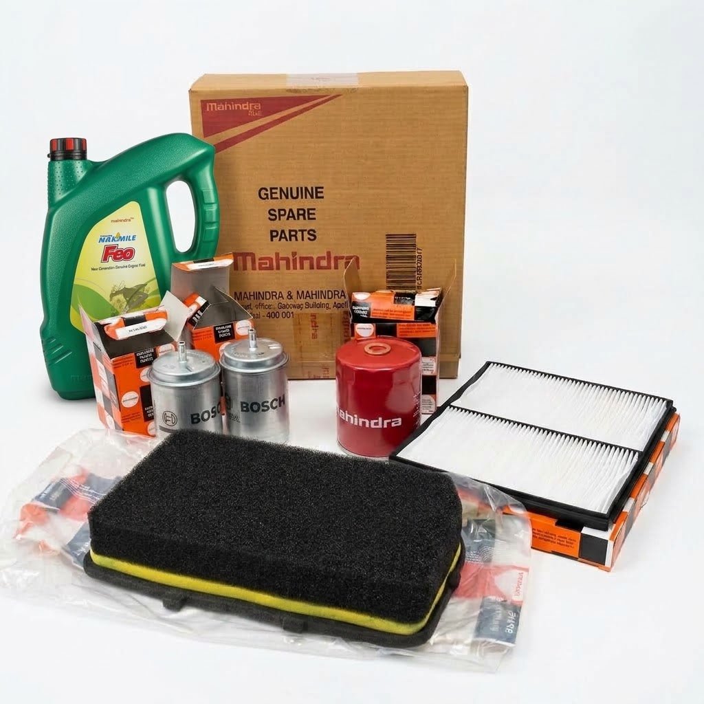 Mahindra Bolero NEF 2.5L Diesel Minor Service Kit 4+6L Oil - WEBVIBES