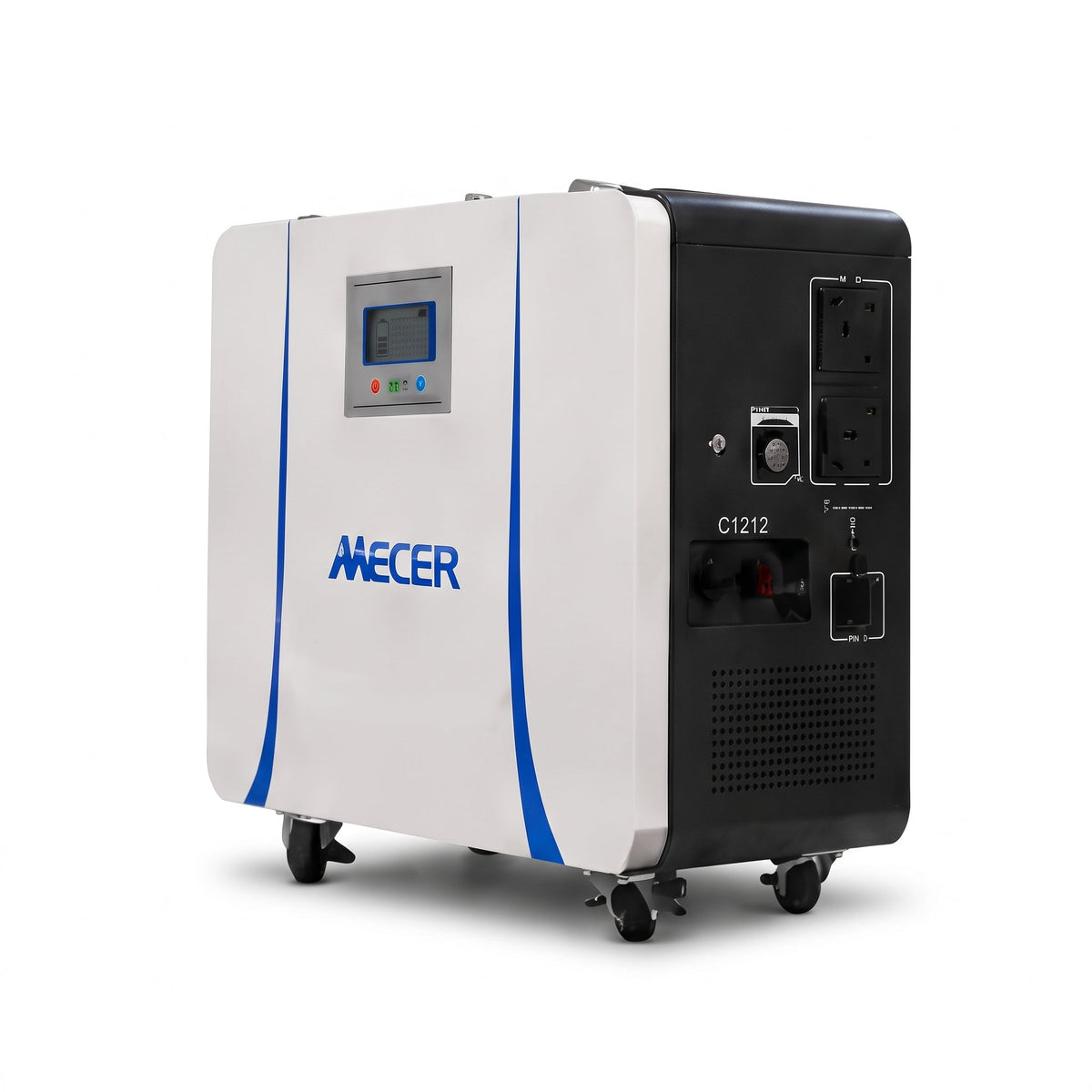Mecer 1kW 25.6V 50Ah Lithium Battery Power Trolley (SOL-I-BB-M1L) - WEBVIBES
