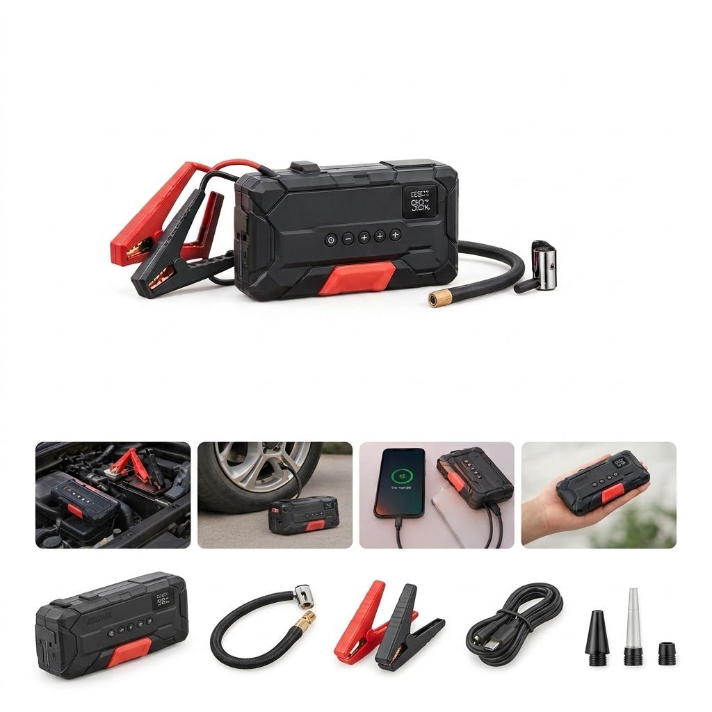 Multifunction Car Power Bank - WEBVIBES