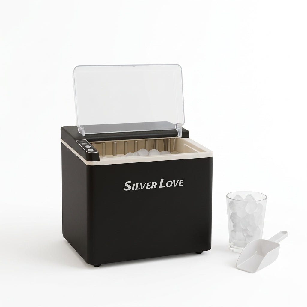 Silver Love Ice maker machine - WEBVIBES