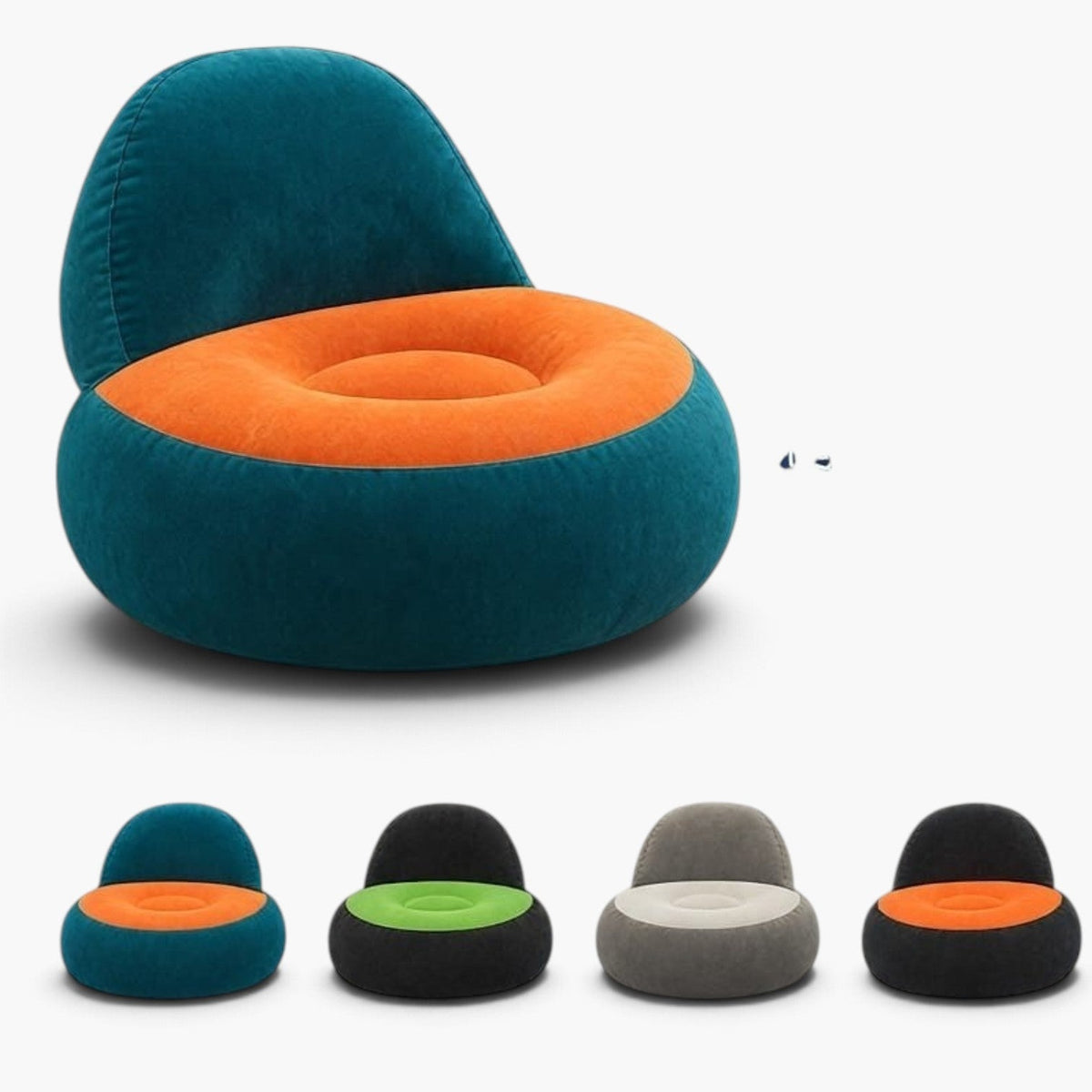 Single seater inflatable lounger - WEBVIBES