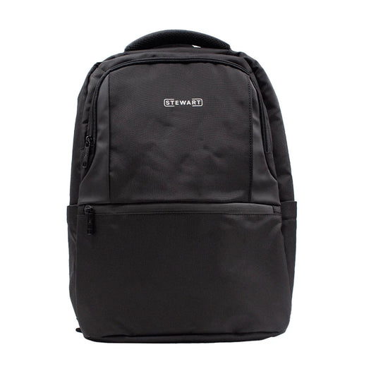 Stewart 15.6" Laptop Backpack - Black - WEBVIBES