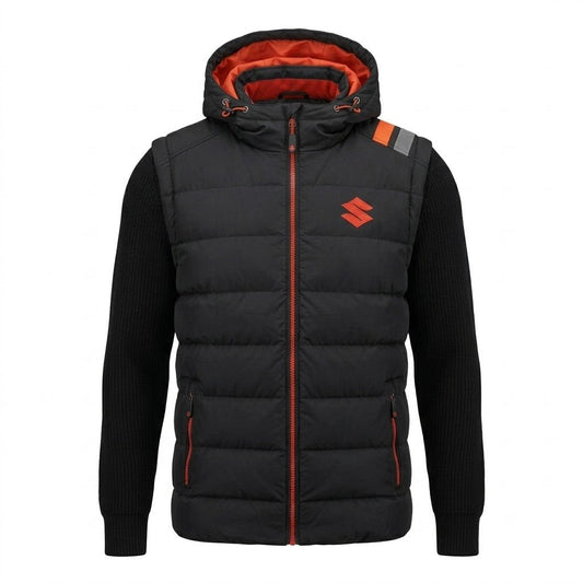 Suzuki Team Black Quilted Bodywarmer - WEBVIBES