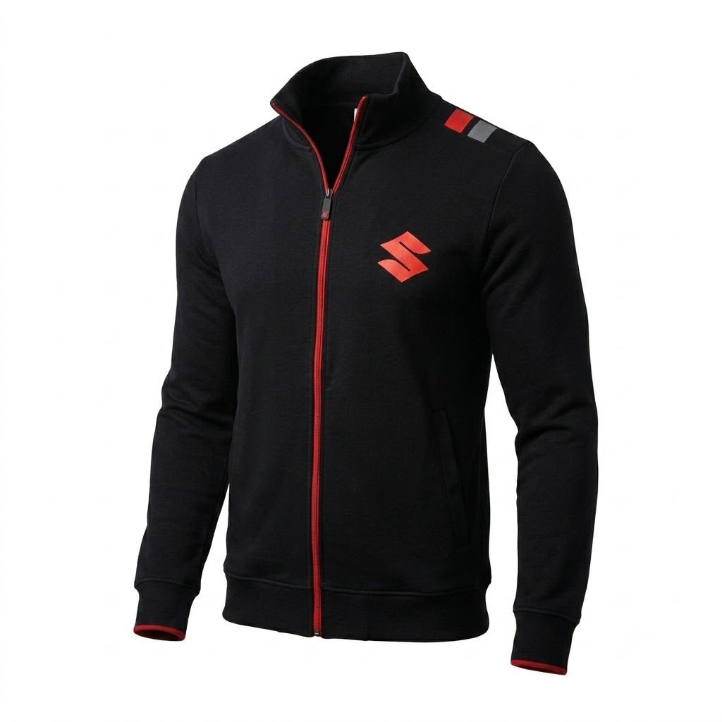 Suzuki Team Black Sweat Jacket - WEBVIBES