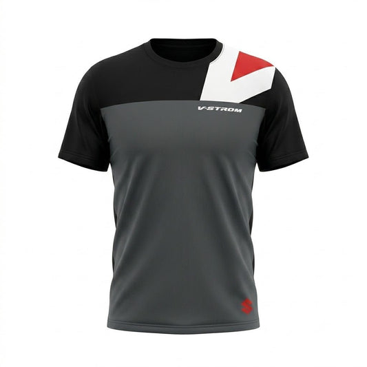 Suzuki V-STROM T-shirt V Grey - WEBVIBES